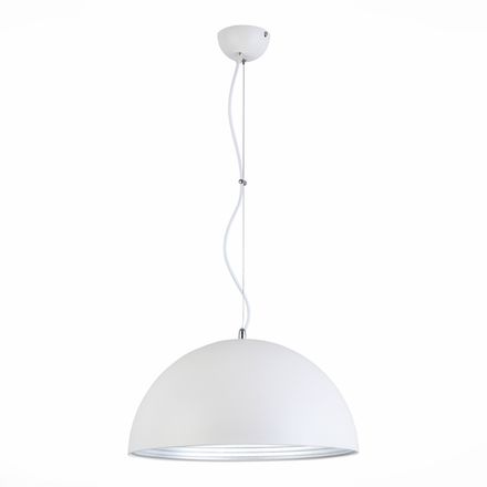 SL279.503.01 Светильник подвесной ST-Luce Белый/Белый, Серебристый E27 1*60W