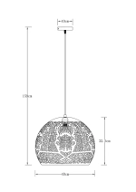 Подвесной светильник Arte Lamp CELESTA A7057SP-1BK, 1хE27