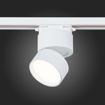 ST651.546.09 Св-к трек. Белый LED 1*9W 4000K 720Lm Ra>90 120° IP20 D85xH122 170-240VV