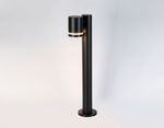 Светильник уличный ландшафтный поворотный ST3343 BK черный IP54 GX53 max 15W 100*85*600