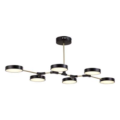 SLE6004-402-06 Светильник потолочный Черный, Латунь/Черный LED 6*10W