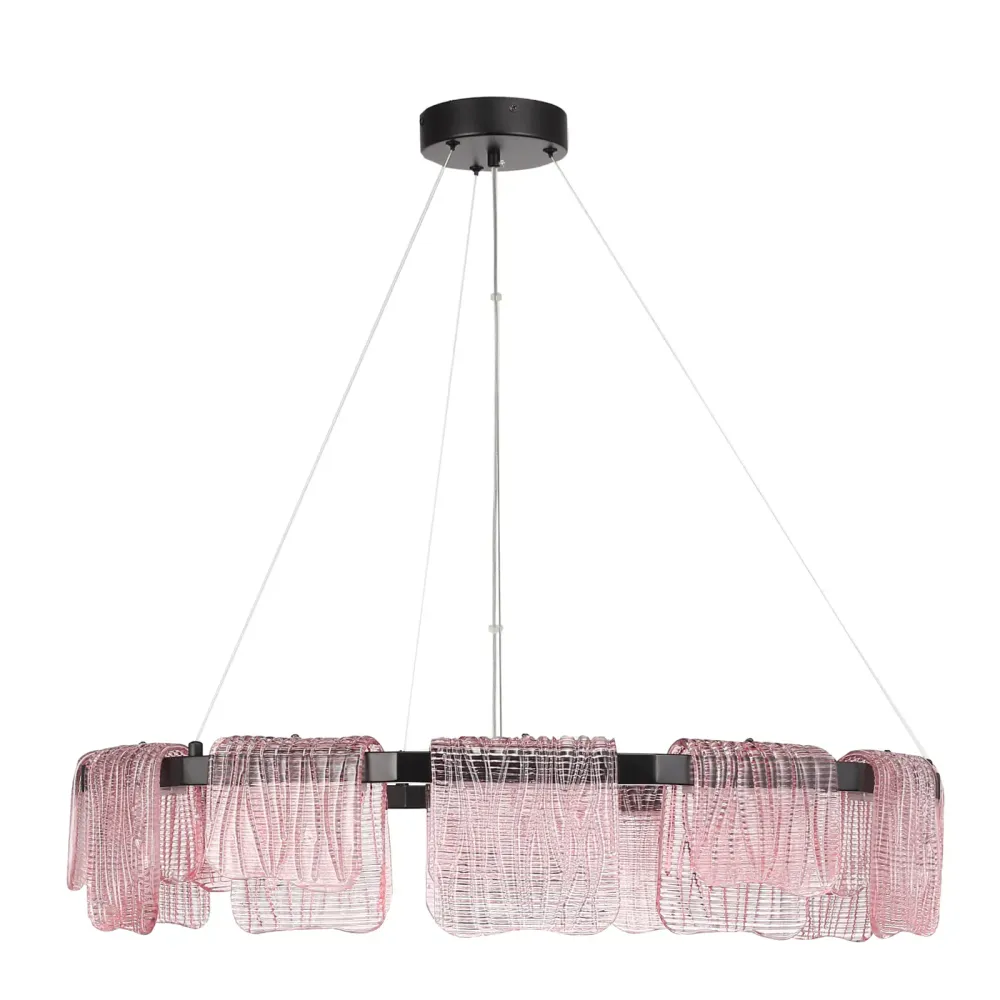 SL6021.403.66 Светильник подвесной ST-Luce черный/розовый LED 1*66W 4000K SL6021.403.66 Светильник подвесной ST-Luce черный/розовый LED 1*66W 4000K