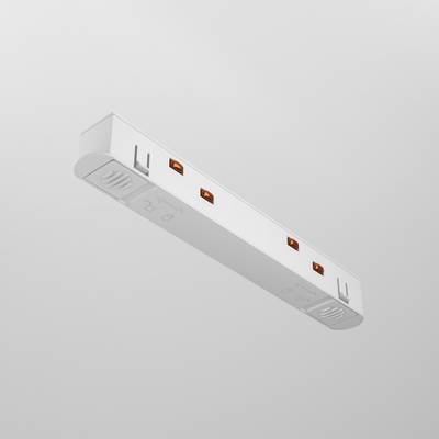 Коннектор питания прямой Exility белый, TRA034PC-42W. TM Maytoni