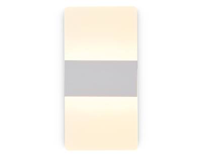 Настенный светодиодный светильник из акрила FW200 WH/FR белый/белый матовый LED 3000K/4200K/6400K 4W 220*110*40