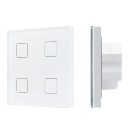 INTELLIGENT ARLIGHT Сенсорная панель DALI-301-11-IN White (BUS/24V, Backlight) (IARL, IP20 Пластик, 5 лет)