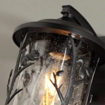 4963/1W NATURE ODL22 713 черный/стекло Ландшафтный настен.светильник E27 1*60W IP44 CUITA