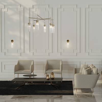 Умная подвесная люстра с хрусталем 60163/6 латунь