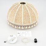 Citilux Базель CL407025 Подвесной светильник патина с абажуром Вышивка