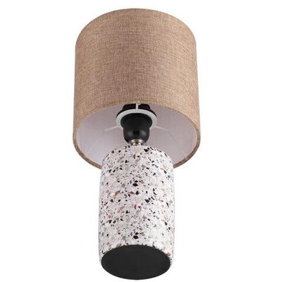 8141/1T MODERNI LN26 507 бежевый/коричневый, керамика/текстиль Настольная лампа Е27 1*60W 220V TERAZIO