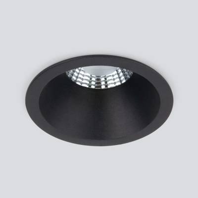 Встраиваемый светодиодный светильник Lin 7W 4200К черный 15266/LED