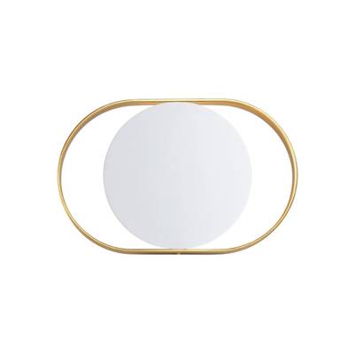 4246/7WW HIGHTECH ODL21 187 бел/золотист/металл Настенный светильник IP20 LED 7W 560Лм 3000K MONDY