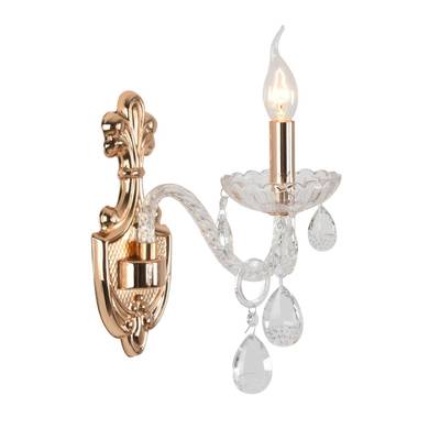 8376/1W CLASSI LN золото/прозрачный, металл/хрусталь Бра E14 40W 220V ALISSA