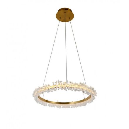 08242,36A Подвес Лаура латунь d40 h150 Led 20W (3000K)