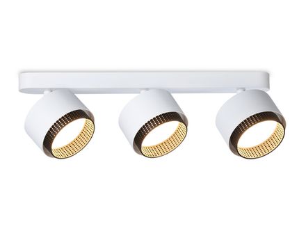 Светильник накладной TN71291/3 WH/BK белый/черный GX53/3 max 12W 400*95*137