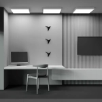 Потолочный светильник Зон / Zon 90 Вт 4000 К 120°, C032CL-90W4K-SQ-W. TM Maytoni