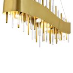 SL1633.213.08 Люстра подвесная ST-Luce Матовое золото/Матовое золото,Прозрачный E14 8*40W