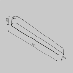 Трековый светильник Базис / Basis Radity 3000K 18Вт 120°, TR080-1-18W3K-W. TM Maytoni