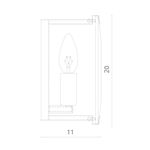 Настенный светильник Divinare OSTIN 1100/02 AP-1, 1хE14