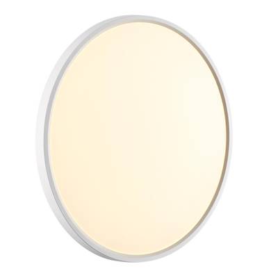 7659/40L MITRA LED SN 52 Светильник пластик/белый LED 40Вт 3000/4000K D495 IP40 ALFA WHITE