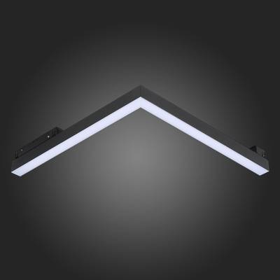 ST800.436.15 Магнитный трековый светильник Черный LED 1*15W 3000K 950Lm Ra&gt;80 120° IP20 L305xW305xH25 48V