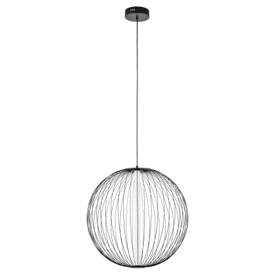 734067 Люстра SOLE 23W LED 1856LM 120G ЧЕРНЫЙ МАТОВЫЙ 3000K Lightstar