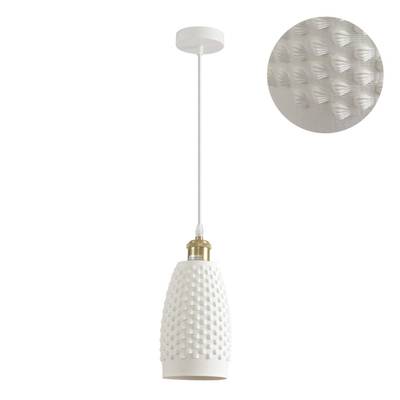 8350/1B SUSPENTIONI белый, металл/керамика Подвес E27 60W 220V CANESTRA