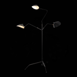 SL305.405.03 Торшер ST-Luce Черный/Черный, Белый E27 3*60W
