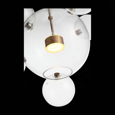 SL1133.213.01 Светильник подвесной ST-Luce Латунь/Прозрачный LED 1*14W 3000K