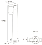 Ландшафтный светильник Arte Lamp MISTERO A3302PA-1BK, 1хGU10