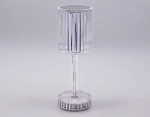 Настольная светодиодная лампа с сенсорным выключателем DE8066 CL прозрачный LED 3000K/4200K/6400K 3W