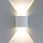 Фасадный светильник Arte Lamp BOSTO A3122AL-2WH, 2хLED