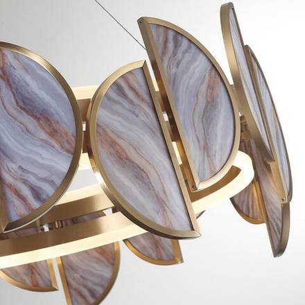 5448/40L L-VISION ODL_EX25 085 Люстра бронзовый/металл/акрил/искусственный мрамор IP20 LED 40W 3000K 220V TOSCANA