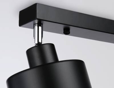 Настенно-потолочный спот в стиле лофт TR8142/2 BK черный E27*2 max 40W 340*120*180