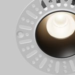 Встраиваемый светильник Dip 4000K 10Вт 50° 2,5 см, DL119-10W-4K-TRS-B. TM Maytoni