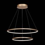ST603.243.56 Светильник подвесной ST-Luce Золотистый/Белый LED 1*56W 4000K
