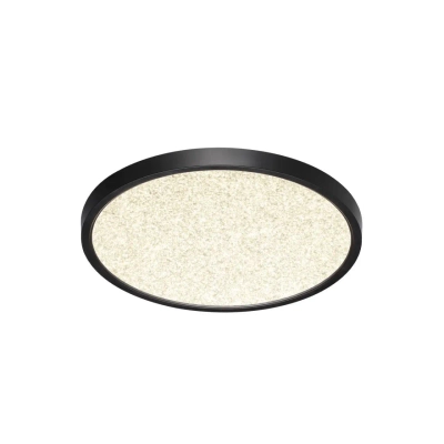 7662/24L MITRA LED SN 090 Светильник пластик/белый/черный LED 24Вт 3000/4000K D300 IP40 OMEGA BLACK