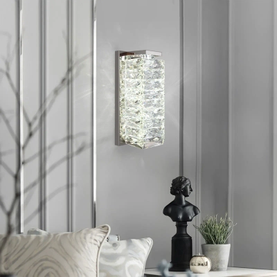 Настенный светильник с хрусталем 40259 LED хром, LED