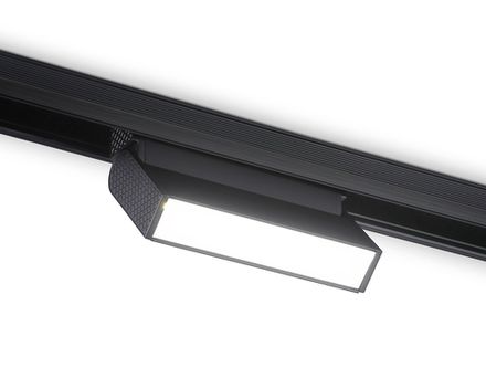 Светильник светодиодный трековый для шинопровода Magnetic GL4059 BK черный IP20 6W 4200K 48V 115*22*105