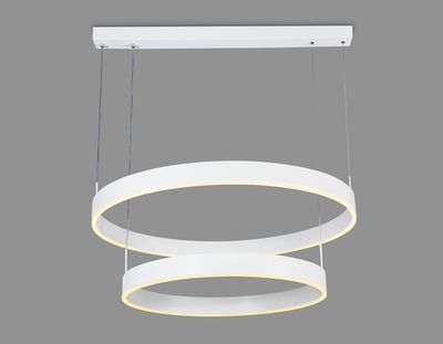 Светильник светодиодный подвесной с пультом FA6615/2 WH белый 119W D600/800*750 (ПДУ РАДИО 2.4G)