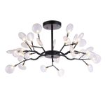 Подвесная люстра Skein 2480-10P, 30*G4LED*3W, 4914LM, 3000K. ТМ F-Promo