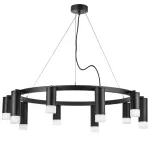 LR0203758751 Люстра RULLO 10х50W GU10 ЧЕРНЫЙ (571020+214437-5+214487-5+202431-10)