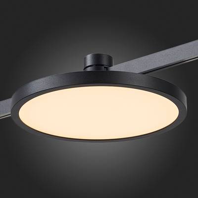 ST818.406.12 Магнитный трековый светильник FARM Черный LED 1*10W 3000K 500Lm Ra90 120 IP20 D168xH54 24V