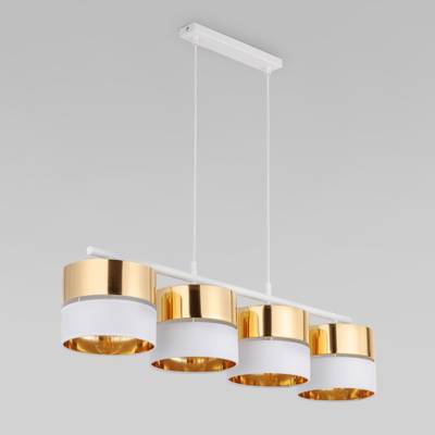 Подвесной светильник с тканевыми абажурами 4775 Hilton Gold