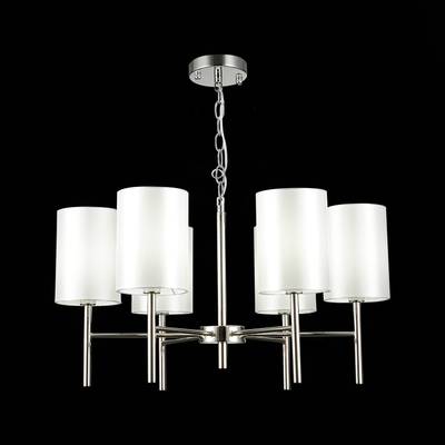 SLE107303-06 Светильник подвесной Никель/Белый E14 6*40W