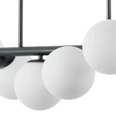 815187 Люстра CROCO 8х40W E14 ЧЕРНЫЙ МАТОВЫЙ Lightstar