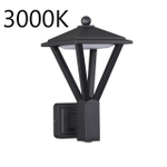 6655/15WL3 NATURE ODL25 673 черный/металл Уличный настенный светильник IP54 LED 15W (12W SMD LED + 3W COB LED) 3000K AC85-265V BEARITZ