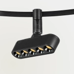 267437 Светильник 48V д/1-фазн трека DUE LED 5W 220LM 24G ЧЕРНЫЙ 3000K IP20