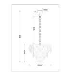 Подвесная люстра ARTE LAMP KAPRI A4078LM-6GO, 6хE14