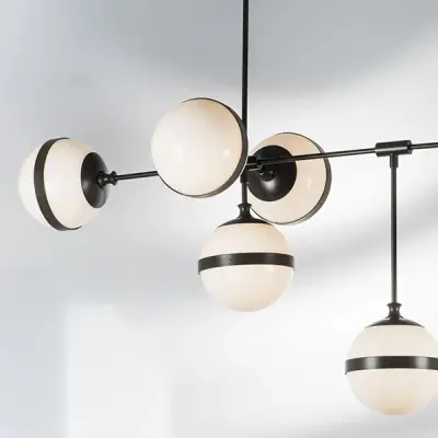 813197 Люстра GLOBO 9х40W E14 umber/white Lightstar