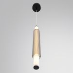 6556/15WCL LEDIO LN26 черный/дымчатый, металл/акрил/стекло Бра/подвес LED 15W 4000К 220V TRENDY